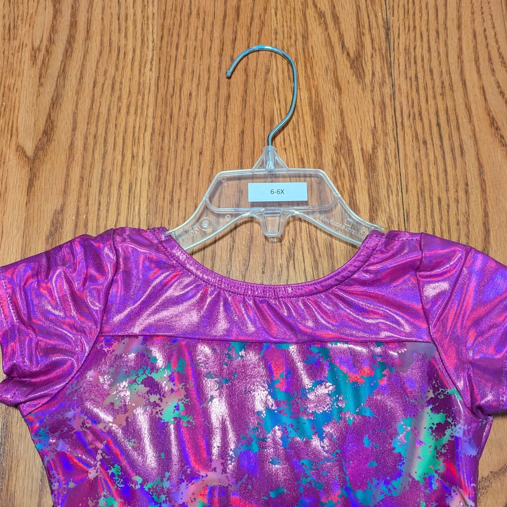 Kids Shiny Purple Costume Set - Picture 2 of 3